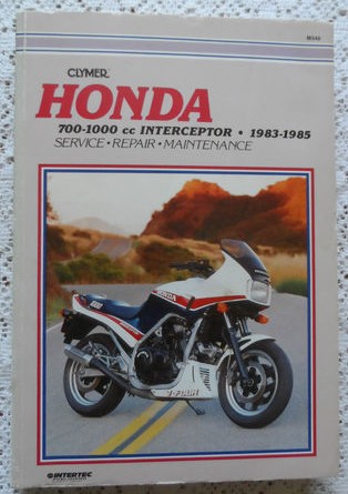 Honda 700- 1000cc Interceptor 1983-1985 Clymer Service & Repair Manual