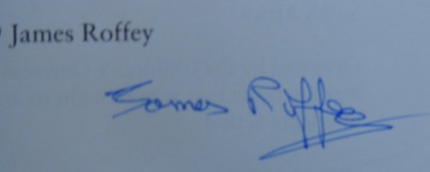 James Roffey Signature