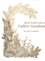 Hand Embroidered Calico Gardens By Irene Coulthard