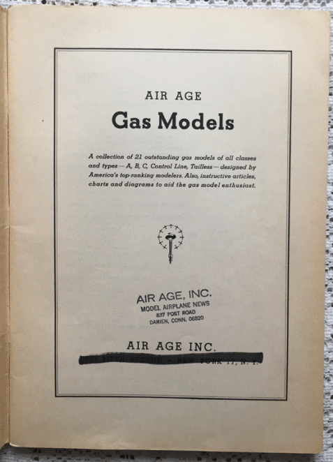 Air Age Gas Models