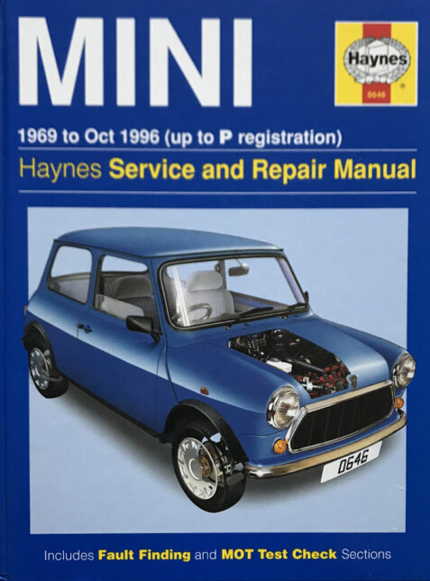Mini 1969 to Oct 1996: Haynes Service and Repair Manual