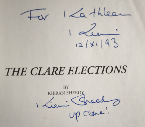 The Clare Elections By Kieran Sheedy - Signed