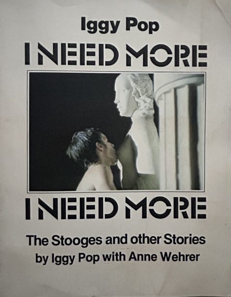 I Need More: The Stooges and Other Stories by Iggy Pop and Anne Wehrer