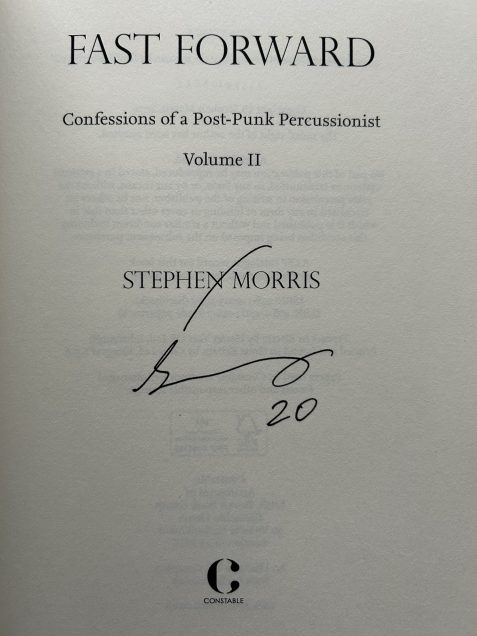 Confessions of a Post-Punk Percussionist: Volumes 1 & 2 by Stephen Morris - Signed