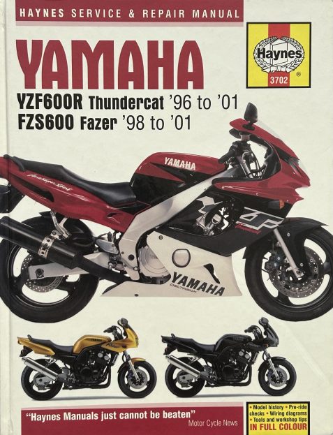 Yamaha YZF600R Thundercat '96 to '01, FZS600 Fazer '98 to '01 Haynes Manual