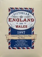 Victorian England and Wales 1897: Coloured Ordnance Survey Maps - 9 Sheets