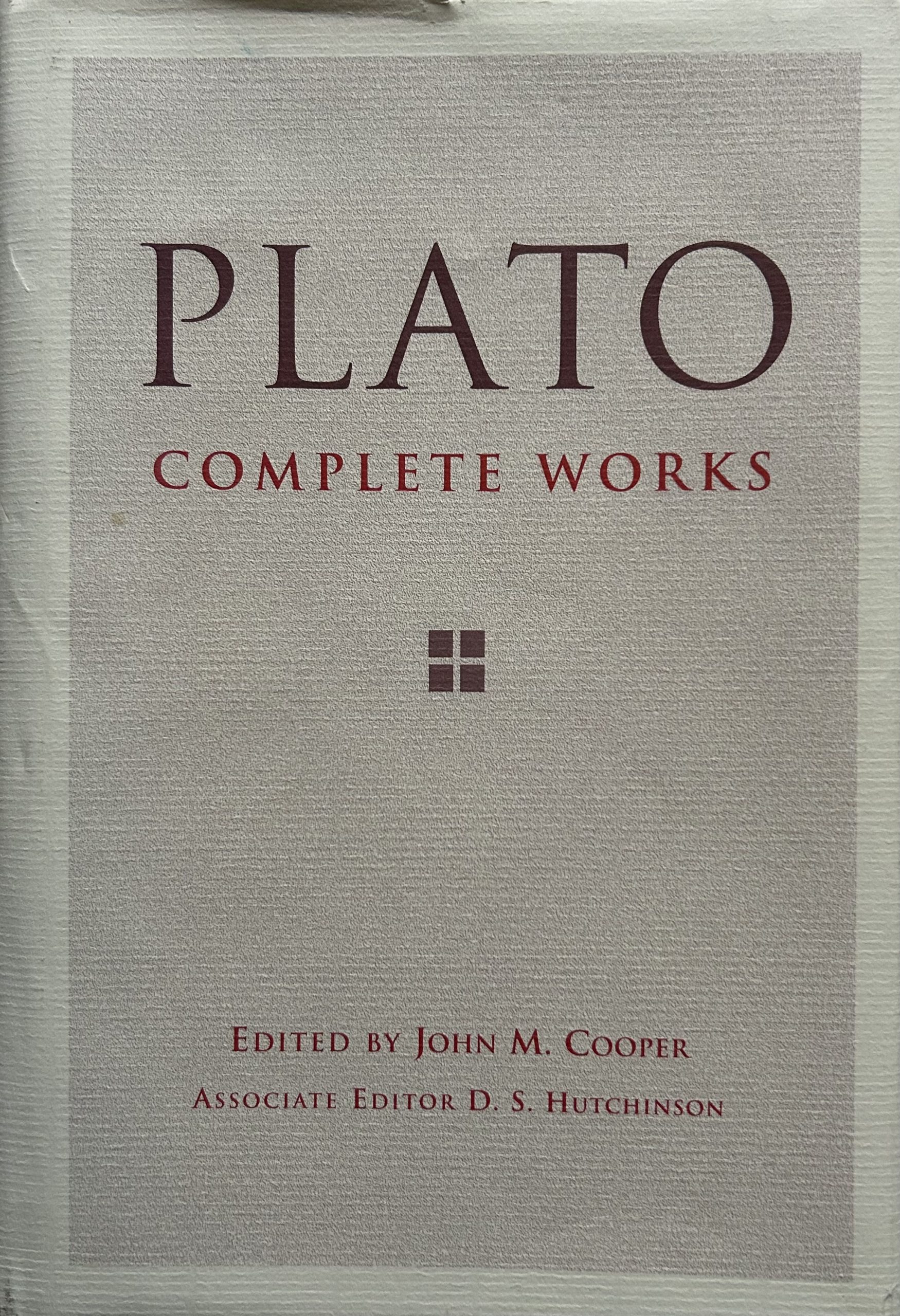 Plato: Complete Works